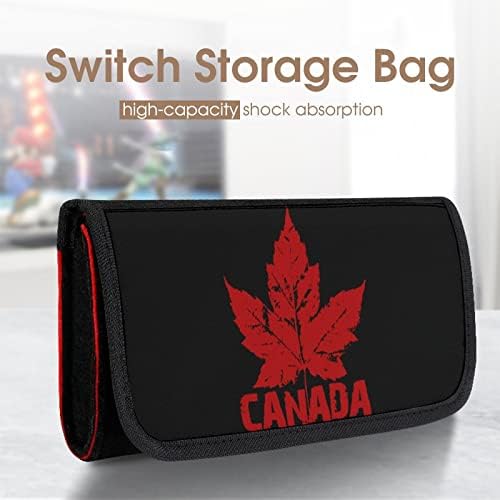Caixa de transporte do Canadá para Switch Console Storage Bag titular Acessórios de jogo com slot de cartão