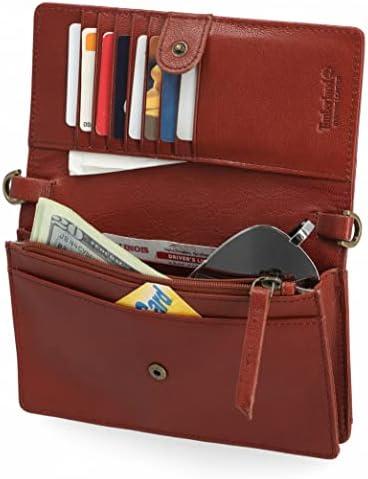 Timberland RFID Leather Crossbody Bag Wallet