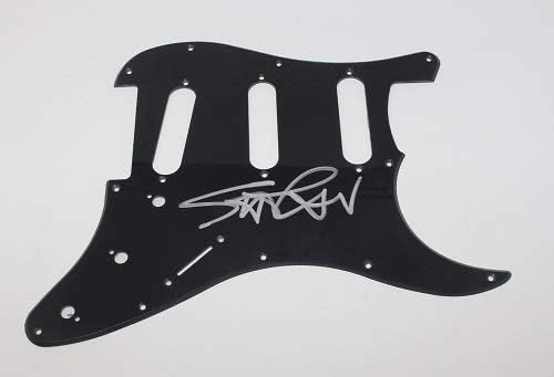 Anthrax traga o ruído Scott Ian assinou o Fender Strat Guitar Pickguard Loa