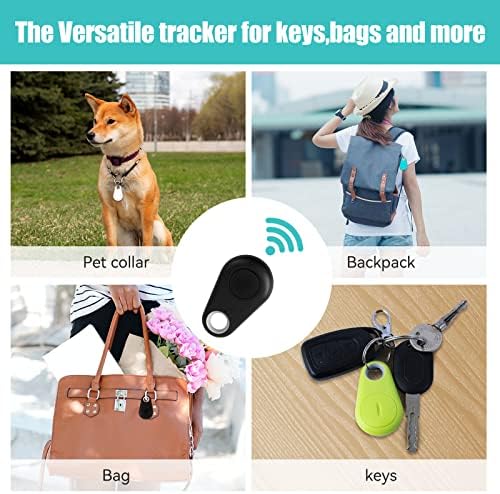 [4 pacote] Item Tracker Bluetooth Rastreador Chave do localizador de itens do localizador de chaves para Kid Chaves Pet Wallet