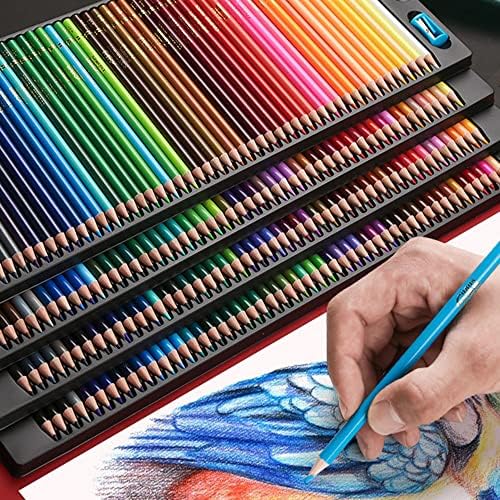 72 cores Artista aquarela Grau de água solúvel em lápis colorido para colorir, mistura e camadas, adultos ou crianças