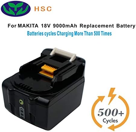 9000MAH 18650 Bateria PACK MAK18B BATERAGEM DE ION LIM 18V MAKI 18V BATERIA BL1830 BL1815 BL1835 LXT400 194204-5 194205-3 194309-1