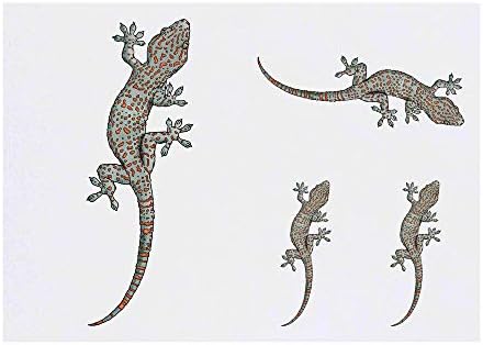 Azeeda 4 x 'Tokay Gecko' Tattoos temporários