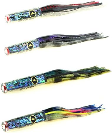 Santos Tournament Grade Tackle Wahoo Light Offshore Big Game Trolling Lure Pack
