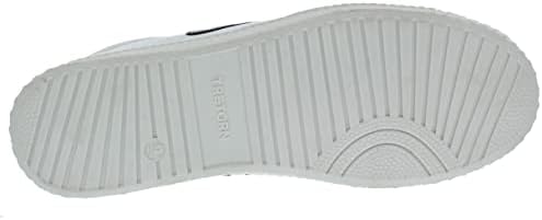 Tretorn nylitecm nyliteplus tenes tênis masculinos de laço masculino Sapatos casuais clássicos estilo vintage, branco/marinha, 11