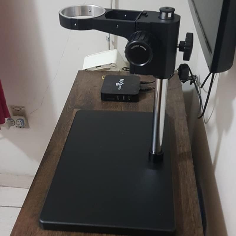 SDGH Industrial Binocular Trinocular Microscópio Câmera Stand Suporte do braço de 76mm Universal 360 Rotativo Manutenção