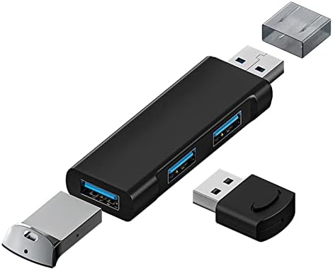 Yiisu alumínio liga de alumínio Hi-Speed ​​3 Port USB 3.0 Expansão de divisor de cubos múltiplos para o adaptador de laptop PC para