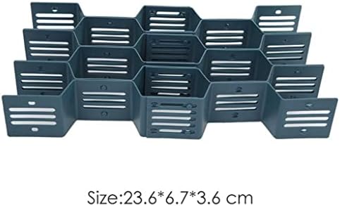 Aflhyjk gaveta ajustável Honeycomb tlapboard Plástico DIY Closet separador de calcinha de calcinha de calcinha de classificação