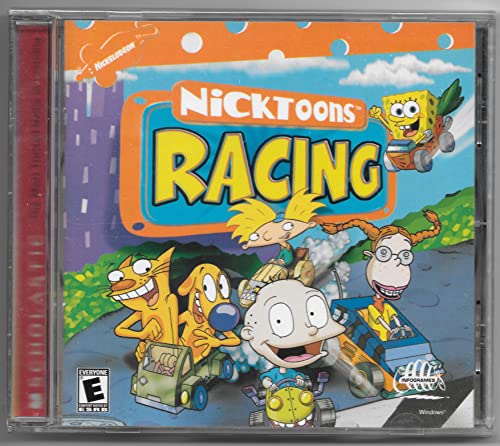 Novo Atari Nicktoons Racing Wild High Speed ​​Action Ação Favorita Nicktoon Personagens de cinco maneiras