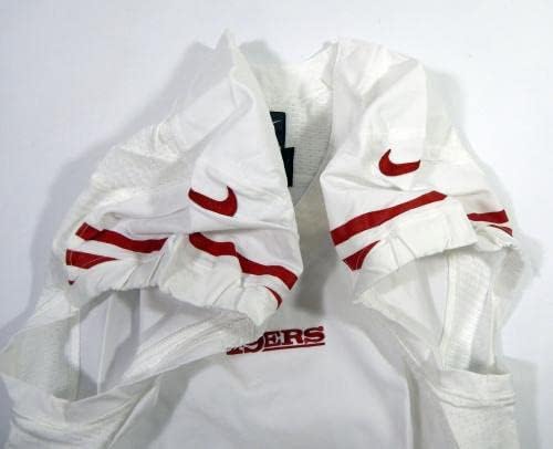 San Francisco 49ers Blank Game Emitiu White Away Jersey Nike 40 DP42578 - Jerseys de Jerseys usados ​​na NFL não assinada