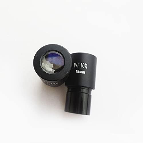 Guadang 2 PCs wf10x amplo campo ocular biológico microscópio lente óptica lente ocular angular larga 23,2 mm tamanho de montagem
