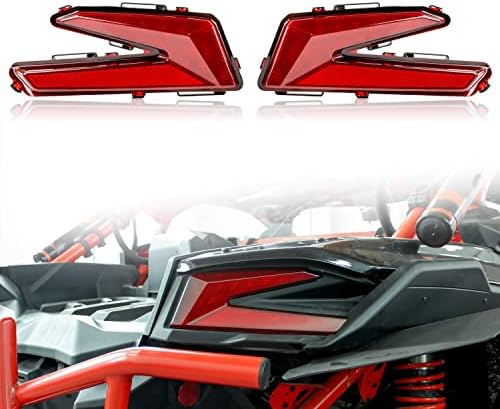 Luzes traseiras traseiras de Katimoto LED para CAN AM X3, Freio Stop Tashls Tashls Lâmpadas traseiras Kit de montagem de lâmpadas traseiras Para acessórios Can-Am Maverick X3 XDs XRS MAX TURBO R 2017-2022, Substitua #710004744