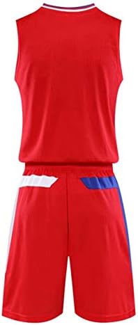 TTAO Kids Boys Summer Basketball Jersey Camiseta sem mangas com calças curtas Conjunto de ginástica que executa roupas ativas