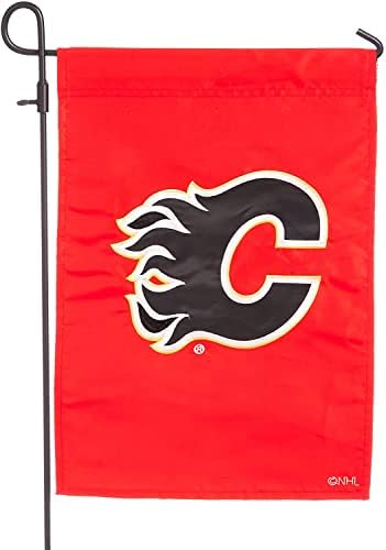 Calgary Flames Bandeira do jardim Bandeira de 2 lados Apliques ao ar livre premium house