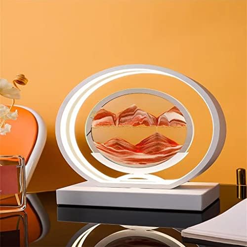 Liruxun Hourglass Pintura e pintura de mesa Lâmpada de mesa LED Desktop decorativo