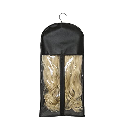 Mlmomvme 1 saco de armazenamento de peruca com cabelos para cambalhotas