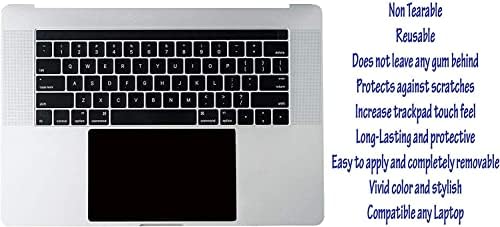Laptop Ecomaholics Touchpad Trackpad Protetor Cobertador de capa Filme de adesivos para Samsung Galaxy Book Flex 13,3 polegadas 2 em 1 laptop, preto protetor de black anti-sratch pad protetor