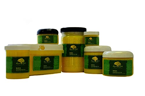 9 lb de manteiga de karité premium não refinado, prensado a frio natural de suavização de pele de vitamina A pura de vitamina A