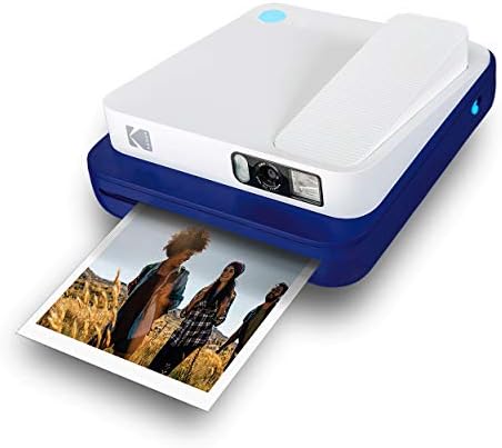 Câmera instantânea digital clássica do Kodak Smile para 3,5 x 4,25 papel fotográfico Zink - Bluetooth, fotos de 16mp