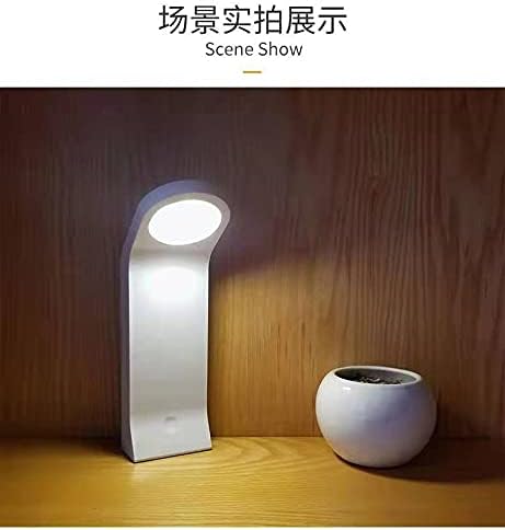 Lâmpada de lâmpada de mesa diminuída de Grewtech para leitura, 3 cores leves Tabela Luz