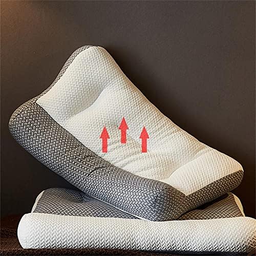 Mixilu Homezo travesseiro ergonômico, travesseiro ergonômico para pescoço e ombro, ajustável e adequado para toda a posição de dormir