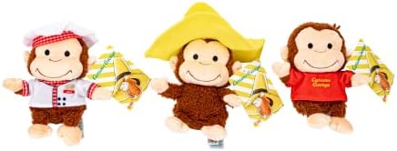 Curious George Kids Preferred Cut Monkey Macaco de pelúcia de pelúcia de pelúcia Toys macios Princus