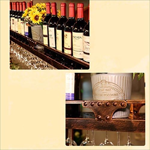 Portador de copo de vinho de simplicidade elegante, citador de vidro de vinhos de vinhos de vinho vintage, porta -vidros