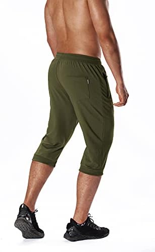 3/4 joggers capri shorts de calças de calças de calças de calças
