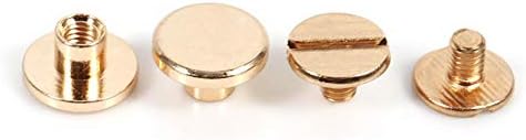 10Sets 5/6.5/8mm Botão sólido Botão de bronze Fixadores Botão Snaps para Roupas Diy de Belinha de Couro, Jackets Gold