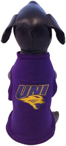 NCAA Northern Iowa Panthers Cotton Lycra Tampo de cachorro, x-small