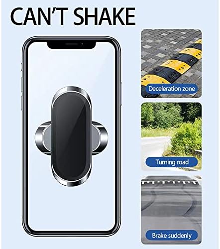 Turcee Car Magnetic Mobile Teller, rotação de 360 ​​° de oito portador de telefone do painel de liga de alumínio magnético,