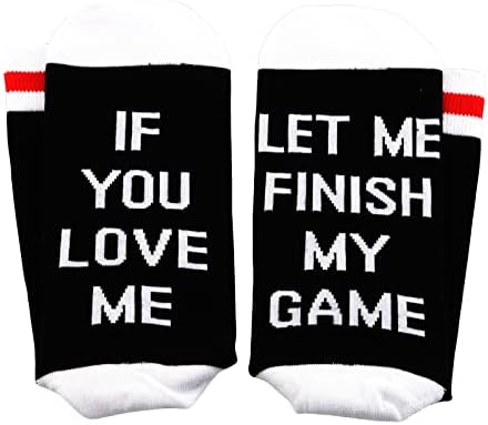 Tsotmo Gamer Socks jogando acessórios de jogo Meias Gifts Funny Gaming para homens e mulheres Game Lovers Gifts