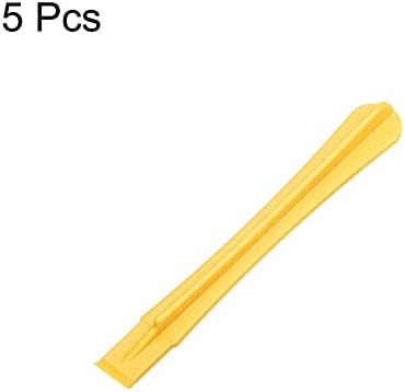 Meccanidade Spudger de plástico PRY Ferramentas de reparo de abertura 5pcs para telefone celular PC Tablet Laptop LCD Screen REPARO DE TEMPO INTELIGENTE 85X8.5mm Amarelo