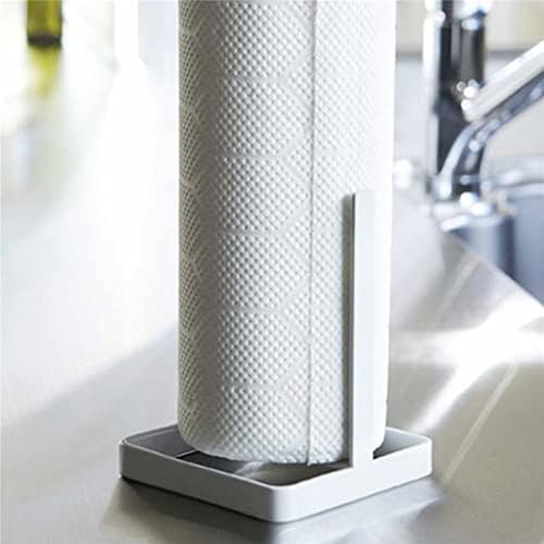 Genigw Kitchen Roll Paper Tootom Tower Banheiro Stand Stand preto e branco Acessórios de armazenamento de cozinha em casa preto