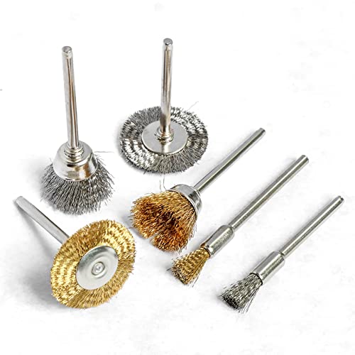 Escovas de arame Definir escovas de roda de aço inoxidável acessórios para ferramentas rotativas