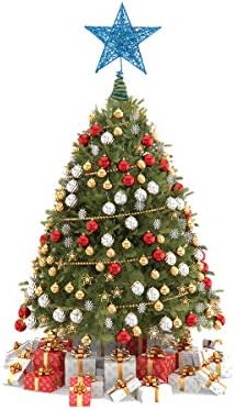20 cm de árvore de Natal Ferro de ferro Topper Glittering Christmas Tree Decoration Ornaments