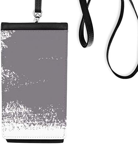 Bolsa de carteira de padrão de arte de Mark S pendurar bolsa móvel bolso preto