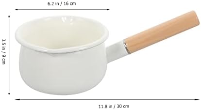 Hemoton esmalte a panela da panela de pan manteiga de café com leite mais quente panela de panela de panela de panela de cozinha para cozinha para cozinha para casa