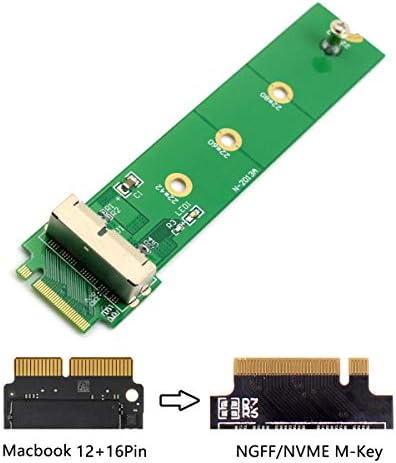 Chenyang Cy PCI Express PCI-E 4X M.2 Ngff M-key para 12+16pin 2013 2014 2015 Mac Pro Air SSD Card para A1493 A1502 A1465 A1466