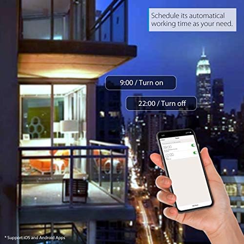 Lâmpadas inteligentes do LVWIT Alexa, BR30 100W equivalente, E26 Smart LED, trabalha com o Google Assistant, aplicativo de vida