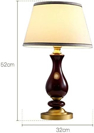 Wybfztt-188 Art moderno Art Deco Lamp, abajur de linho CBody, adequado para sala de estar, quarto, lobby, estudo