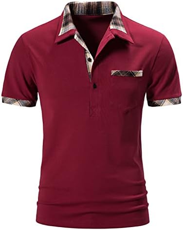 Camisas pólo para homens, masculino de tênis de tênis de tênis de golfe de golfe masculino masculino tampos esportivos casuais de manga curta camisetas