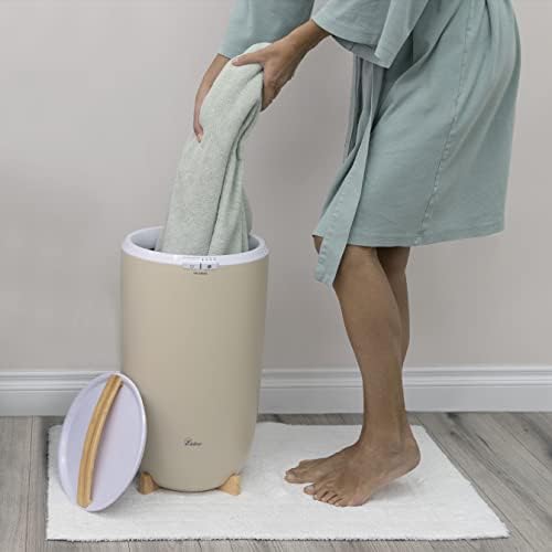 Zadro grande aromaterapia que quente quente com óleo essencial de lavanda, desligamento automático de toalha elétrica