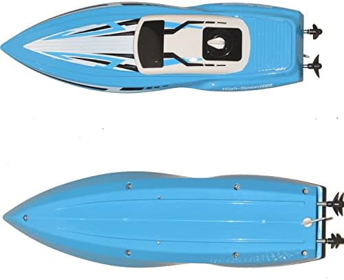 Otxkoo RC RC Controle remoto Speedboats Radio Control Boats para piscinas e lagos, velocidade de 12+ mph 2,4 GHz 2pcs Brinquedos de bateria recarregáveis ​​para crianças