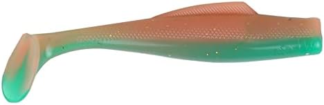 Spotlip Lures de pesca de água salgada iscas de plástico macio Shad 3 polegadas Paddle Tail Swimbaits Bass Lure Shad Kit de 25 peças