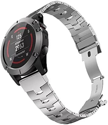 SKM mais recente pulseira de liga de liga de titânio para fenix 6x Pulseira 22 26mm para Garmin Fenix ​​6 6x Pro 5 5xplus 935 945 D2 Braceleg