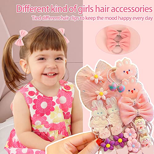 Acessórios para meninas para meninas, clipes de cabelo para seção de estilo, incluindo caixa de jóias/clipes de cabelo/cabelos clipes/barretas