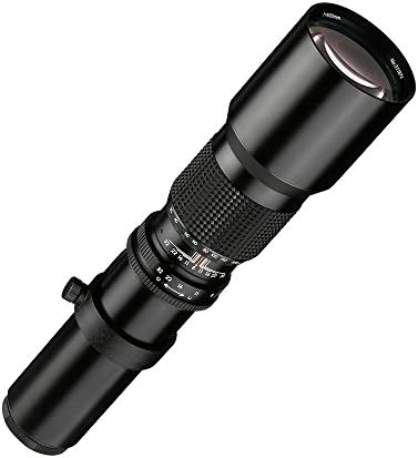 LightDow 500mm f/8.0 Super Lente telefoto com foco manual + t Ring Adapter de montagem para PK K20D K10D K200D K100D K-5 K-7 K-20D Trabalho com qualquer adaptador Pentax/Ricoh DSLR/SLR K-X