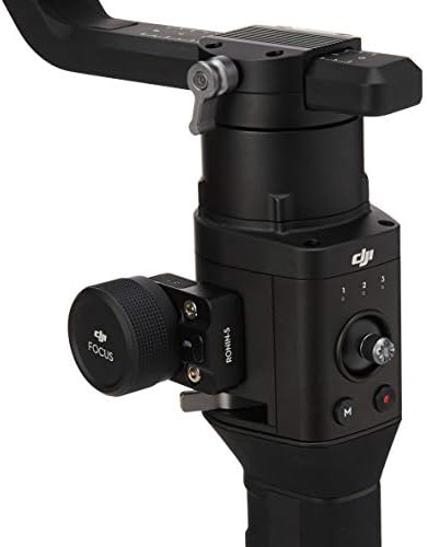 DJI RONIN-S-Câmera estabilizadora de 3 eixos Handheld para câmeras DSLR sem espelho até 8 libras / 3,6 kg de carga útil para a Sony Nikon Canon Panasonic Lumix, Black