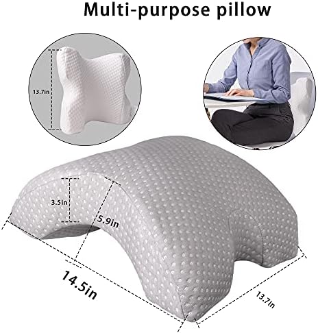 Travesseiro de travesseiro Alevmoom Pillow travesseiro arqueado de abraço com travesseiro cervical de pescoço rebote